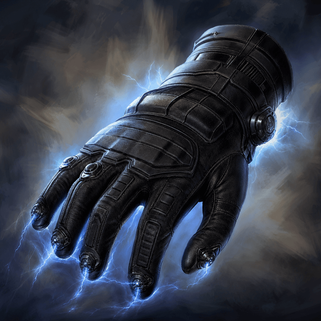 Nerve pinch stun glove