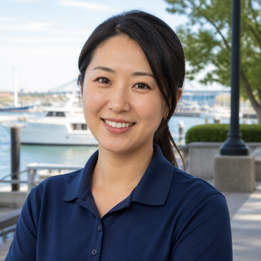 Portrait of fictional Sergeant Mara Chen