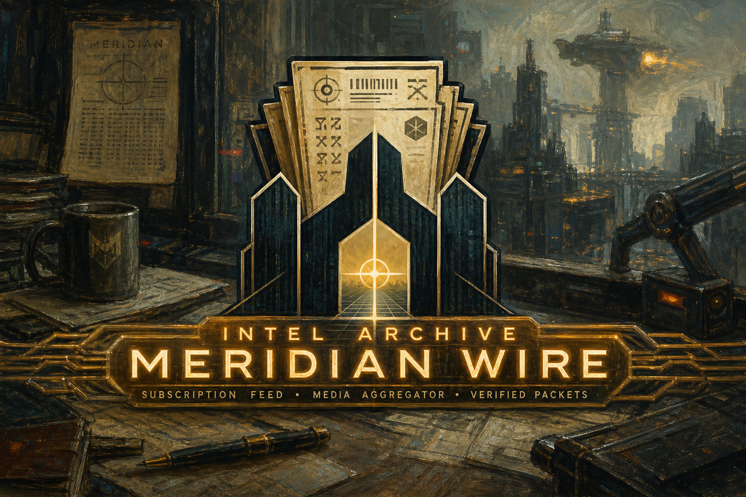 Intel Archive — Meridian Wire — corporate brand still