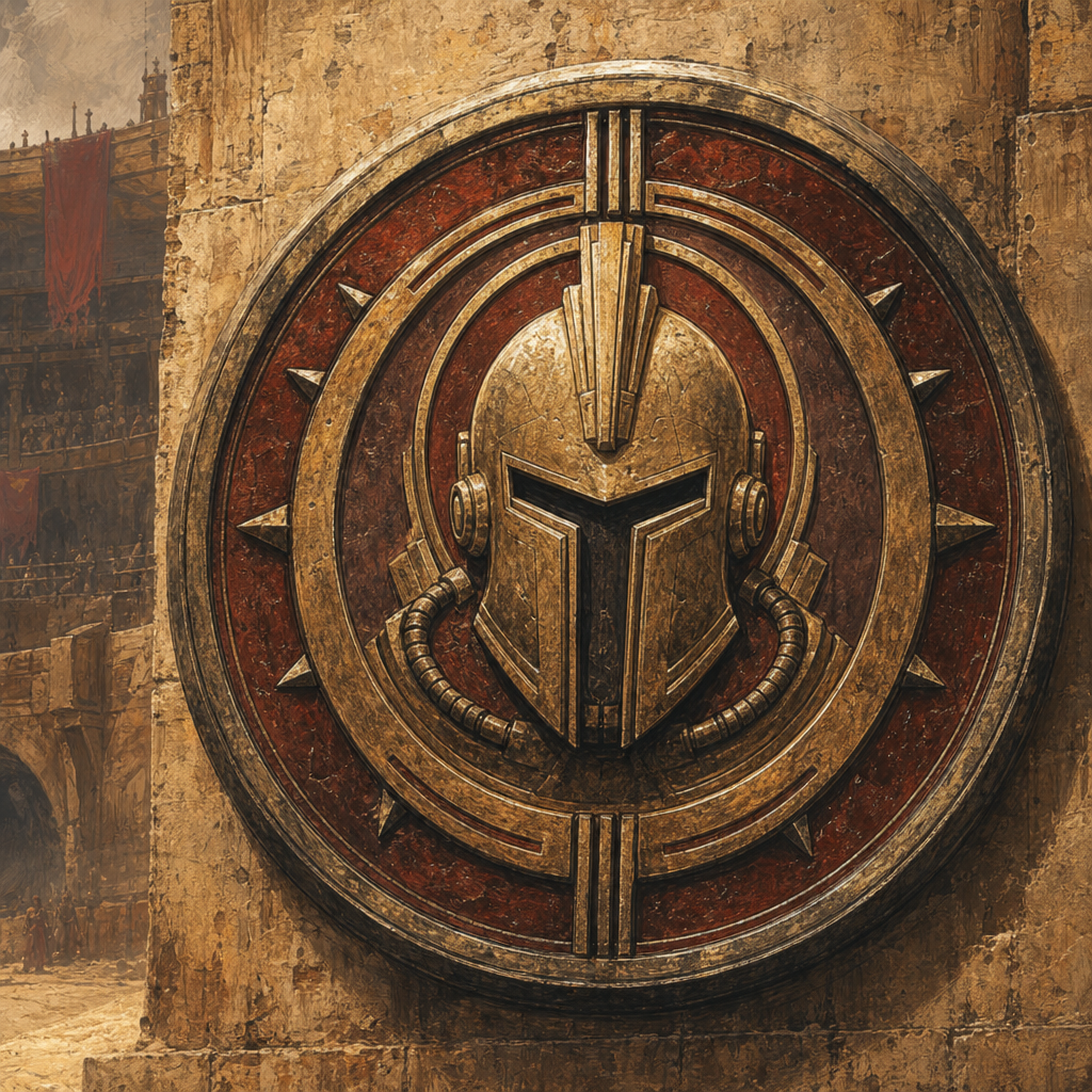 Oathplate Pit Guild — corporate brand still